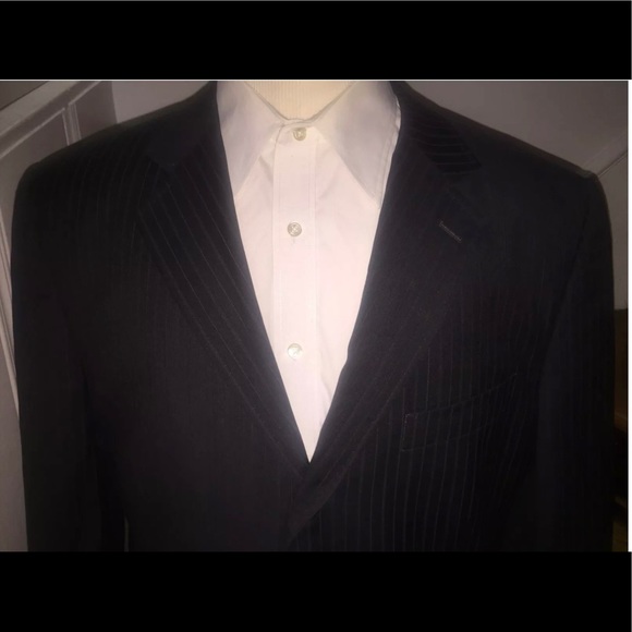 Dolce & Gabbana Pinstripe Blazer Wool 46L - Picture 3 of 9
